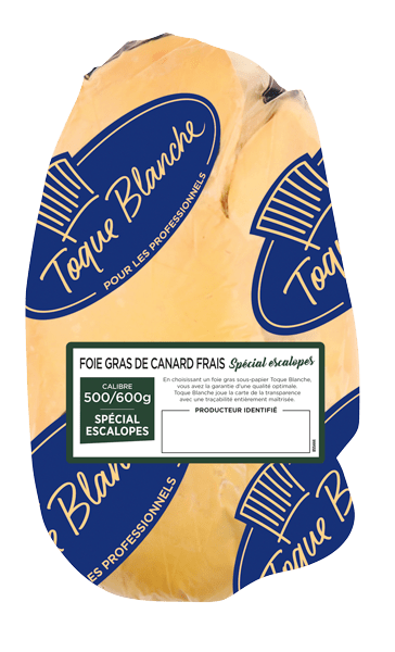 Foie Gras de canard cru - Toque Blanche