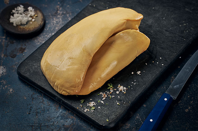 Foie gras de de pato curdo desvenado premera selección