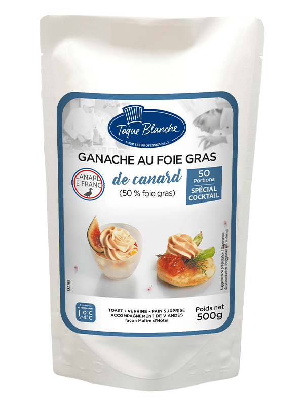 Toque Blanche GANACHE AU FOIE GRAS DE CANARD (50% de foie gras)